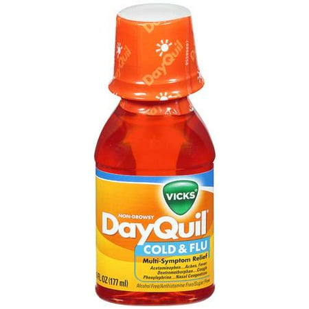 P & G Vicks DayQuil Cold & Flu, 6 oz