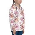 thumbnail image 3 of Kdxio Fireworks Pattern Boys Athletic Unisex Boys Girls Hoodie with Pocket Sweatshirts-Medium, 3 of 6