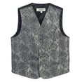 thumbnail image 3 of Gioberti Kids and Boys 4pc Paisley Vest Set - Vest, Bowtie, Tie, Pocket Square, 3 of 5