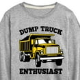 thumbnail image 3 of Instant Message - Transportation - Dump Truck Enthusiast - Toddler & Youth Long Sleeve Graphic T-Shirt, 3 of 6