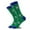czb# Green950, variant on Fluffy Socks Novelty Football Print Crew Socks Sports Themed Funny Pattern Unisex Soft Leisure Stocking Comfy Dailywear,Blue,One Size