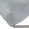thumbnail image 6 of Sunbrella 20 x 20 in. Outdoor Tufted Dining Seat Cushion (2-Pack), Canvas Granite, 6 of 7