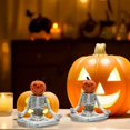 thumbnail image 2 of Mom's Best Letreros de mesa de Halloween con forma de calabaza y calavera bendecida, 2 of 6