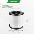 thumbnail image 2 of 2 Pack DCV5801H HEPA Filter Compatible Foe DEWALT DCV580H, 2 of 5