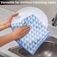 thumbnail image 2 of Lot of 2 Handy Helpers 4-Pack Multi-Purpose Microfiber Cloths Size 15”x18” – Super Absorbent and Versatile Cleaning Cloths for Household, Kitchen, and Car Use, 2 of 5