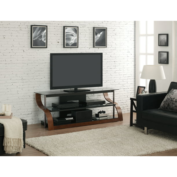 65" TV Stand for TVs up to 73", Espresso - Walmart.com ...