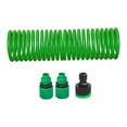thumbnail image 3 of Manguera de jardín en espiral con conector rápido. Manguera de agua para exteriores para hogar, vehículos, bicicletas, riego de frutas y verduras y Verde, 3 of 8