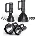 thumbnail image 6 of LINLIN LED Handheld Flashlight Rechargeable LED Spotlight Super Bright Work Light with 4 Modes IPX6 Waterproof Searchlight with Tripod and USB Output for Fishing,Hunting,Camping, 6 of 9