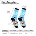 thumbnail image 2 of Silaia Bluey Print Adult Socks, Athletic Socks, Mens and Womens Crew Cushion Socks,Work Athletic Running Socks,Casual Breathable Socks, 2 of 6