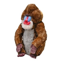 Wild Republic Artist Collection, Mandrill, Gift for Kids, 15 inches, Plush Toy, Fill is Spun Recycled Water Bottles