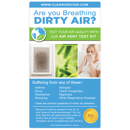 Air Vent Mold Test Kit (Best Home Air Quality Test Kit)