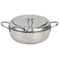 thumbnail image 3 of Mini Deep Frying Pot 3.2L Fryer Stainless Steel Material with  for Precise Temperature Control 9.4in, 41.3oz, 3 of 7