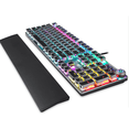 thumbnail image 1 of Real Mechanical Keyboard Green Axis Keyboard Game Desktop Notebook Computer Office Wired Keyboard for Laptop Computer PC Games, 1 of 9