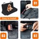 thumbnail image 3 of Fundas para asientos de coche para perros, Funda impermeable para asiento de coche para perros antiarañazos con cinturón para coche/furgoneta/SUV/vagón, 147x137 cm RV, 3 of 5