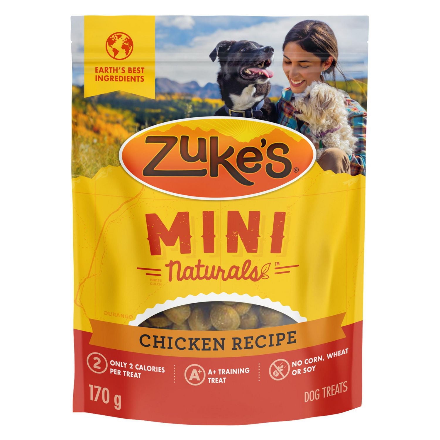 Zuke's Mini Naturals Tender Bites Chicken Recipe, Dog Treats, 170-454 g