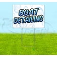 thumbnail image 1 of Boat Detailing (18" x 24") Yard Sign, Includes Metal Step Stake, 1 of 6