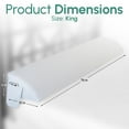 thumbnail image 3 of Harvey Joe King Size Bed Wedge Pillow for Headboard Neck & Back Relief, Memory Foam 4.31lb, Sleeping, 3 of 10