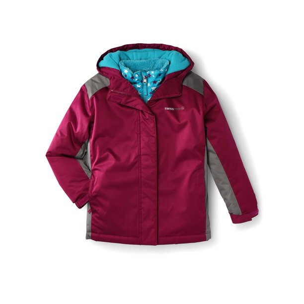 Swiss Tech Girls' 3 in 1 Systems Jacket
