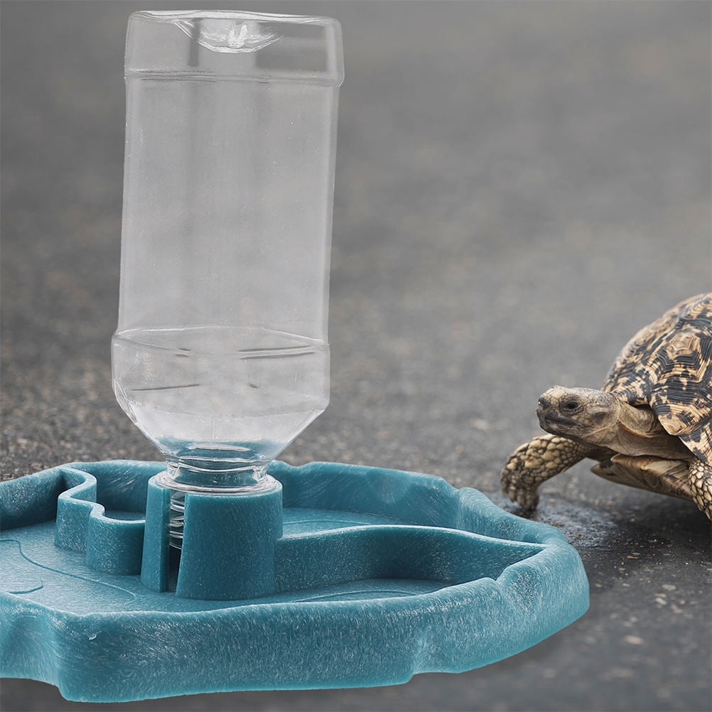 MOKKHNB ABS Automatic Reptile Water Dish Durable Multi-Color for Chicken 2Pcs