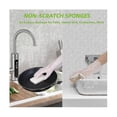thumbnail image 3 of 16pcs Biodegradable Compostable Cellulose Kitchen Sponges Coconut Scrubber - Eco Friendly Sponge Fo, 3 of 5