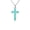 Green, variant on Women's Men's Stainless Steel Crucifix Cross Tiger Eye Necklace Pendant Chocker Chain Gifts Small Black