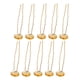 thumbnail image 2 of 10 Uds Adornos para El Cabello de Novia Horquillas para El Cabello en Forma de U Bases de Bisel Plano en Blanco Configuración de Bricolaje Bandejas de - oro Sunnimix Pinza para el cabello, 2 of 7