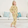 thumbnail image 6 of BZSMCE Unisex Fluffy Pajama Set Teddy Bear Pattern Parade Printed, 6 of 8