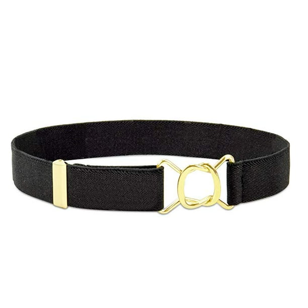 Hold'Em Hold'Em Kids Toddler Clasp Gold Buckle Belt Elastic