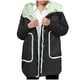 thumbnail image 2 of HongQid Womens Quilted Puffer Jacket Hooded Long Sleeve Zip Up Winter Coat Lightweight Warm Jackets with Pockets, 2 of 9