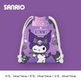 thumbnail image 1 of Bolsa de tela pequeña con cordón de la familia Sanrio con dibujos animados, bolsa de almacenamiento para artículos diversos para estudiantes, bolsa de cosméticos, bolsa de lavado portátil, 1 of 1