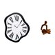 thumbnail image 1 of Reloj de pared nórdico con números , reloj electrónico con diseño distorsionado, figura de pensador abstracto, escultura de resina flocada, mec, 1 of 8