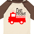 thumbnail image 4 of Inktastic Future Firefighter Cute Red Firetruck Boys or Girls Long Sleeve Baby Bodysuit, 4 of 5