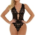 thumbnail image 2 of AURIGATE Sexy Lingerie for Women Sexy Lingerie, Deep V Mesh See-through Sexy Pajamas, Elastic Sling One-piece Clearance, 2 of 5