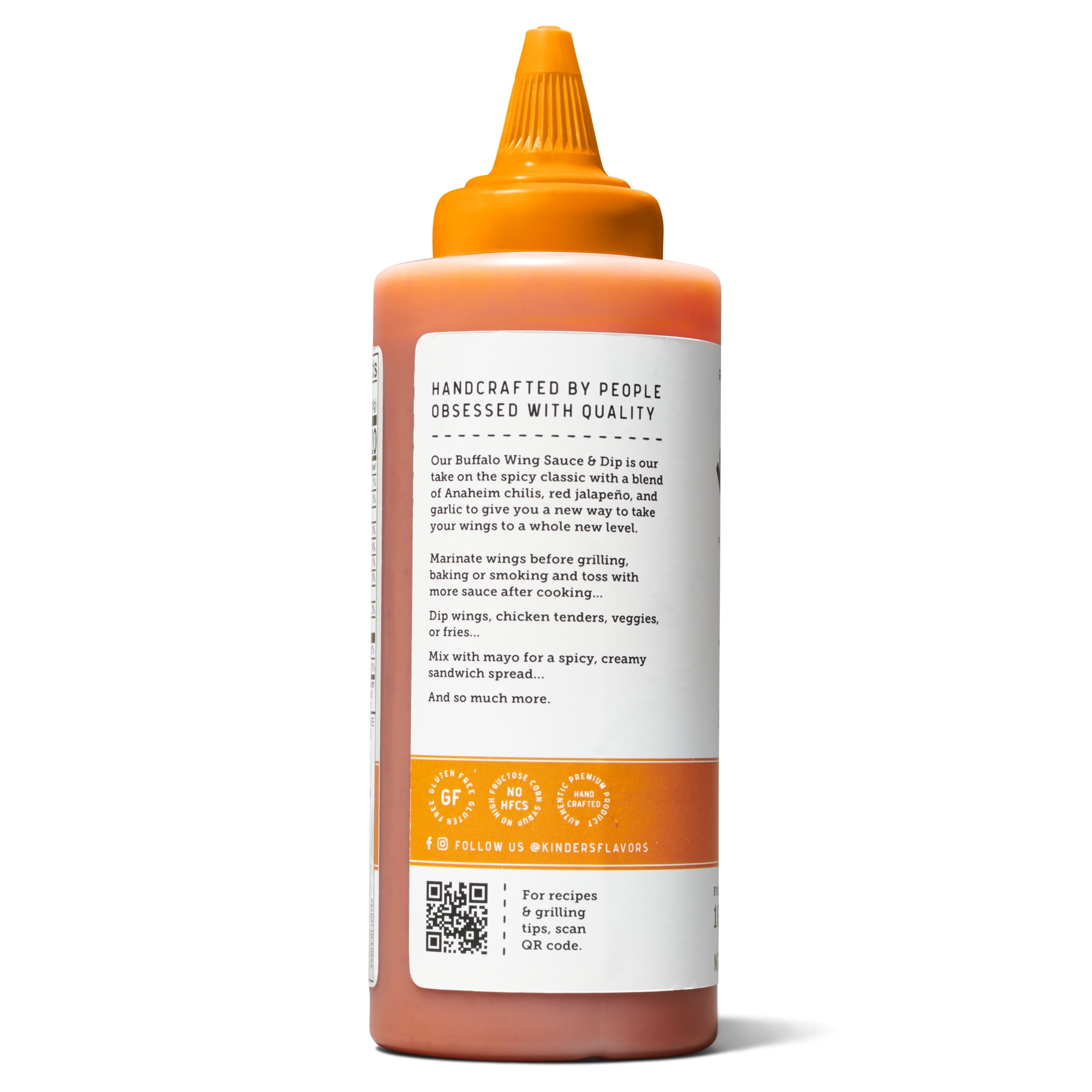Kinder's Buttery Buffalo Wing Sauce, Dip, and Marinade, 14.2 oz