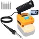 thumbnail image 1 of Estación de Soldadura Inalámbrica Compatible con Batería de*walt 20V, Soldador Eléctrico Portátil con Puertos USB y Tipo C, Kit de Soldador de Temperatura Ajustable para Bricolaje, Reparación de E..., 1 of 1
