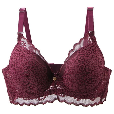

Dillar Women s Plus Size Seamless Push Up Lace Sports Bra Comfortable Breathable Base Tops Underwear Women s Plus Size Seamless Gather Lace Sports Bra Comfortable Breathable Bottoming Top Underwear