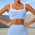 thumbnail image 2 of DHFJKG Workout Yoga Camisole For Women Crop Tops Casual Thin Straps Square Neck Fitted Shirts For Running Gym Versatile Tops, 2 of 4