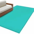 thumbnail image 2 of Turquoise 3x5 Area Rugs, Farmhouse Solid Teal Color Modern Art Non-Skid Rubber Backing Large Rectangle Rugs - Living Room Bedroom Home Office, Indoor Floor Mat Carpets Washable Rug, 2 of 9