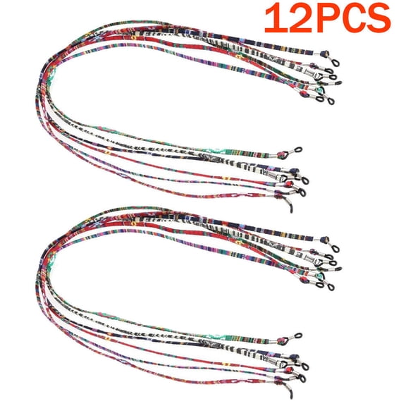 12pcs Eyeglass Holder Chains Decorative Sunglasses Chain Glasses Holder Necklace