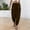 Brown women's harem pants a1, variant on Women's Harem Pants Elastic Waist Flowy Casual Beach Vacation Lounge Trousers Loose Fit Summer Drawstring Palazzo Baggy Pants, Beige 2XL