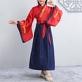 thumbnail image 2 of Girls Ancient Hanfu Dress Set Chiffon Elegant Chinese New Year Traditional Tang Suit Floral Embroidery for Graduation Party Halloween, Easter, Christmas Festival, 2 of 3