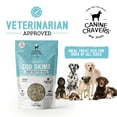 thumbnail image 4 of Canine Cravers Single Ingredient Dog Treats – Crispy Cod Skins - Human Grade Air Dried Hypoallergenic Pet Food – Grain, Gluten, and Soy Free – 100% All Natural – 4 oz Bag, 4 of 8