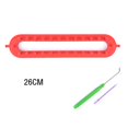 thumbnail image 1 of 2021 New Arrival Sentence Long Knitting Tool Knitting Wool Loom Sewing Needle Sweater Crochet Sewing Tools Plastic Castle Weber, 1 of 7
