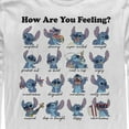 thumbnail image 2 of Men's Lilo & Stitch How Are You Feeling  Long Sleeve Shirt White 2X Large, 2 of 4
