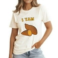 thumbnail image 2 of Baqcunre Valentine'S Day Shirts For Women Couples Matching Shirts Shes My Sweet Potato I Yam Set Gift T Shirts(White S-3XL),Womens Tops Graphic Tees For Women Shirts For Women Womens Tops, 2 of 6