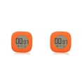thumbnail image 4 of Maytalsory Timer Study LCD Digital Display Count Up Stopwatch Touch Screen Electronic Mute Attachable Loud Alarm Orange 2Set, 4 of 6