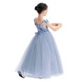 thumbnail image 5 of Ekidsbridal Sequins Off the Shoulder Flower Girl Dresses Junior Bridesmaid Pageant Ballroom Gown 322 12, 5 of 5