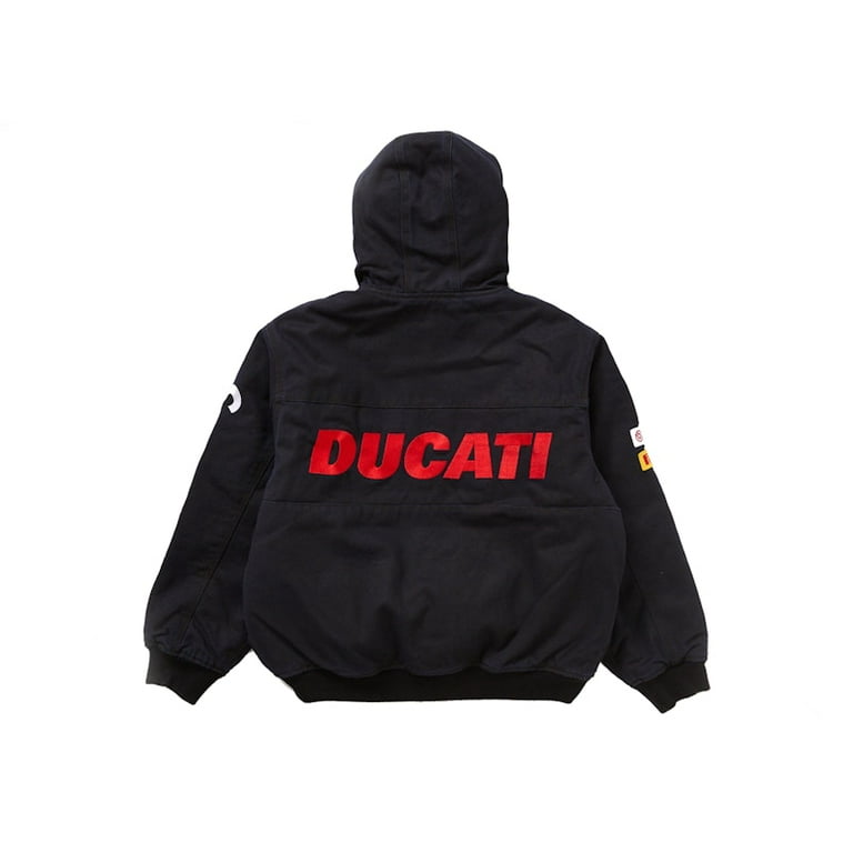 Supreme Men's Ducati Hooded Work Jacket Black, from StockX