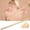 Khaki, variant on 1 Pack Longer Handle Bamboo Back Scratcher 16in, Traditional Finger-Like Bamboo Wooden Body Massager for Scratching Itches, Natural and Healthy