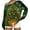Green, variant on Women's Christmas Tree Plaid Off Shoulder Sweatshirt, Snowflake Print Long Sleeve Holiday Pullover Top